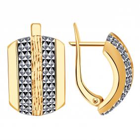 Золотые серьги МАГНАТ МА 011598 МА 011598 фото